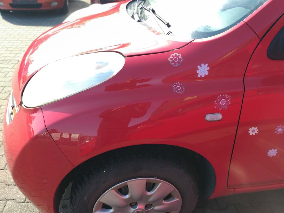 Nissan Micra K12 original Kotflügel vorn links Z10 Rot Bj.2004